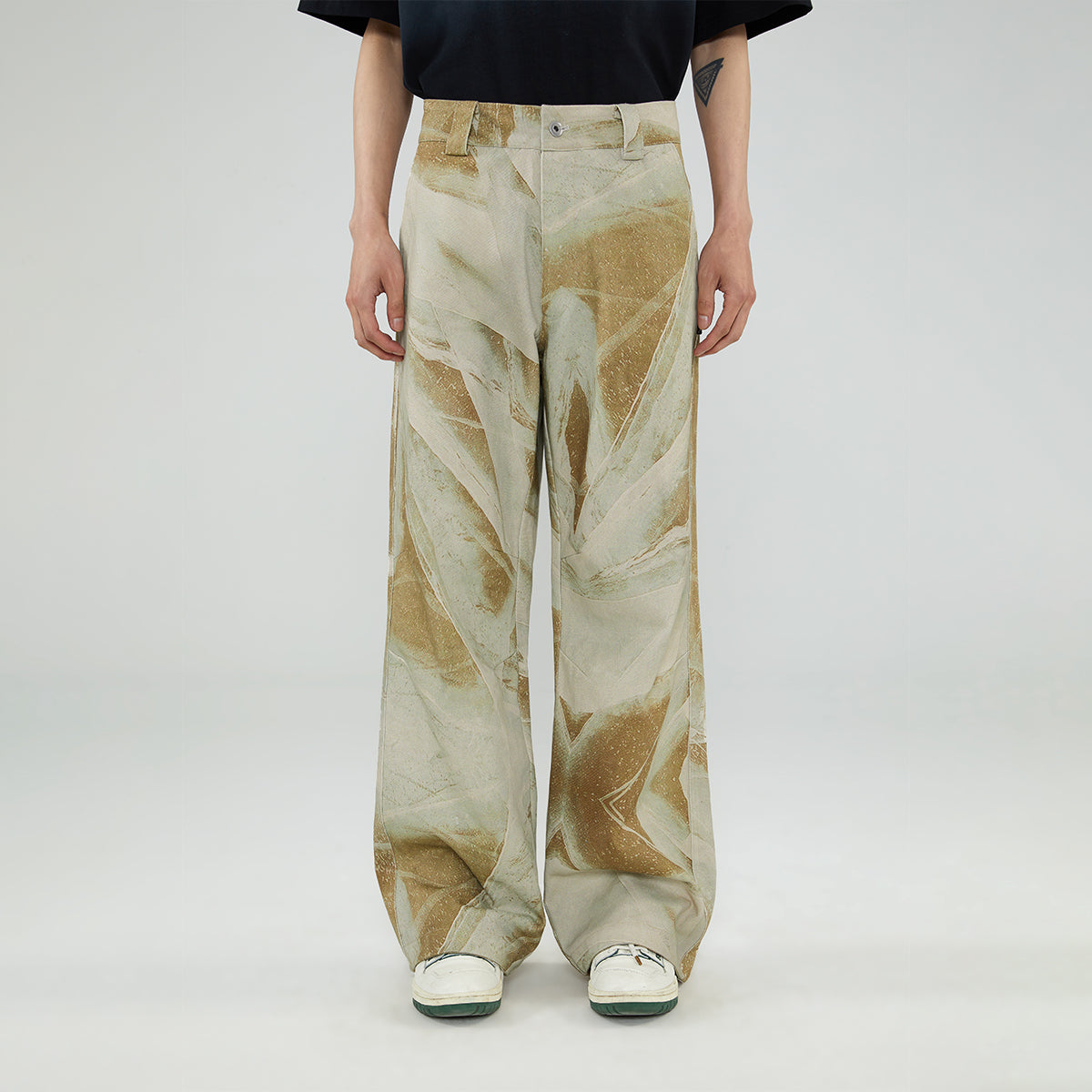 FMACM 23SS “Cooling Down” Ice Cube Full Print Straight Pants