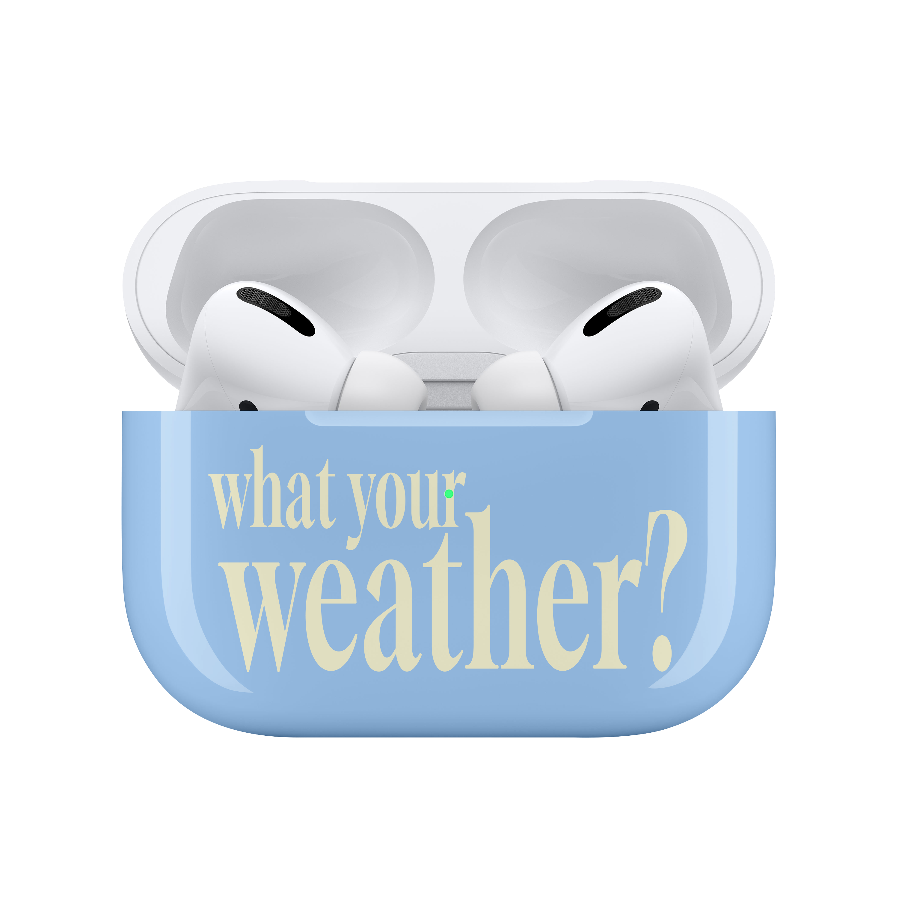 weather Airpods case-sky(vanilla)