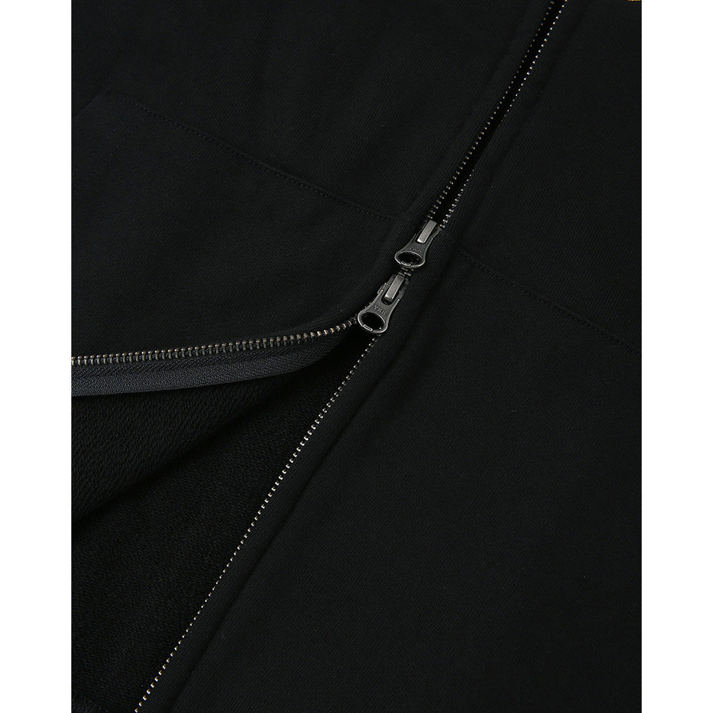 939 LOGO HOOD ZIP-UP (BLACK)