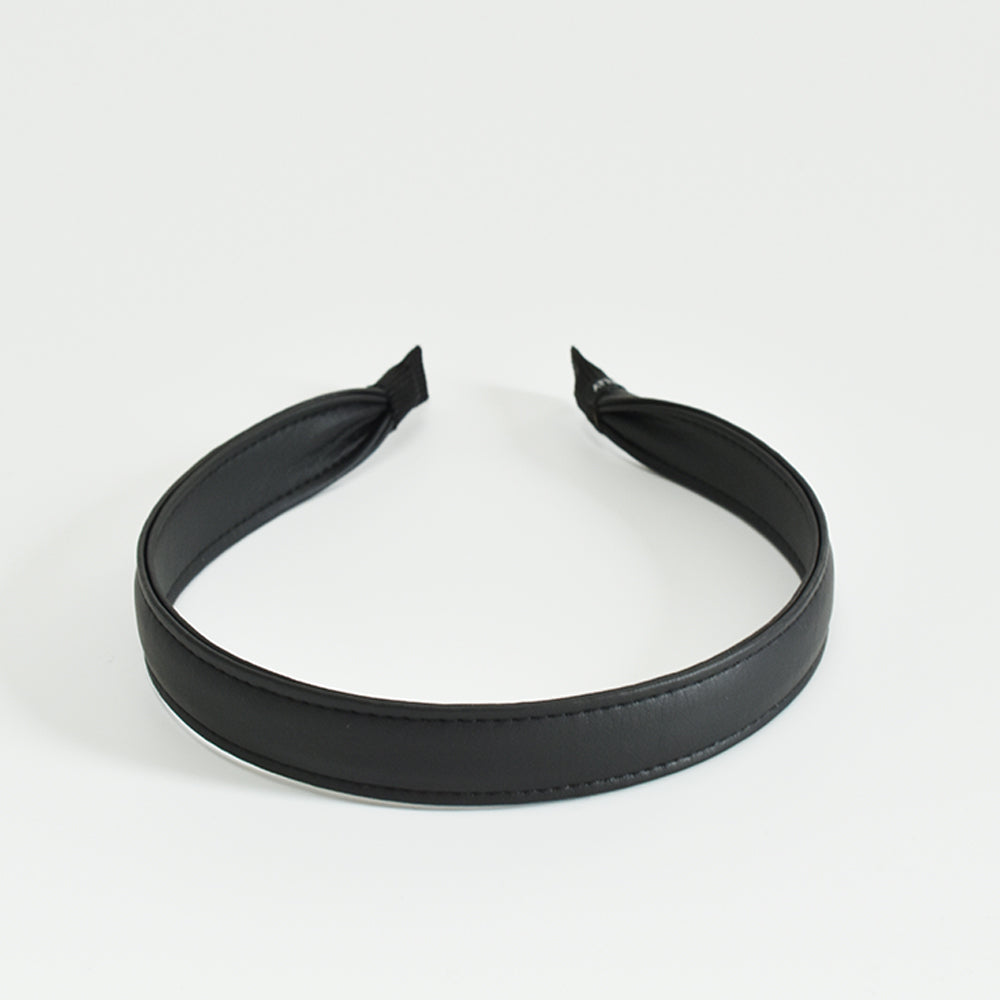 THE BASIC FAUX LEATHER HAIRBAND