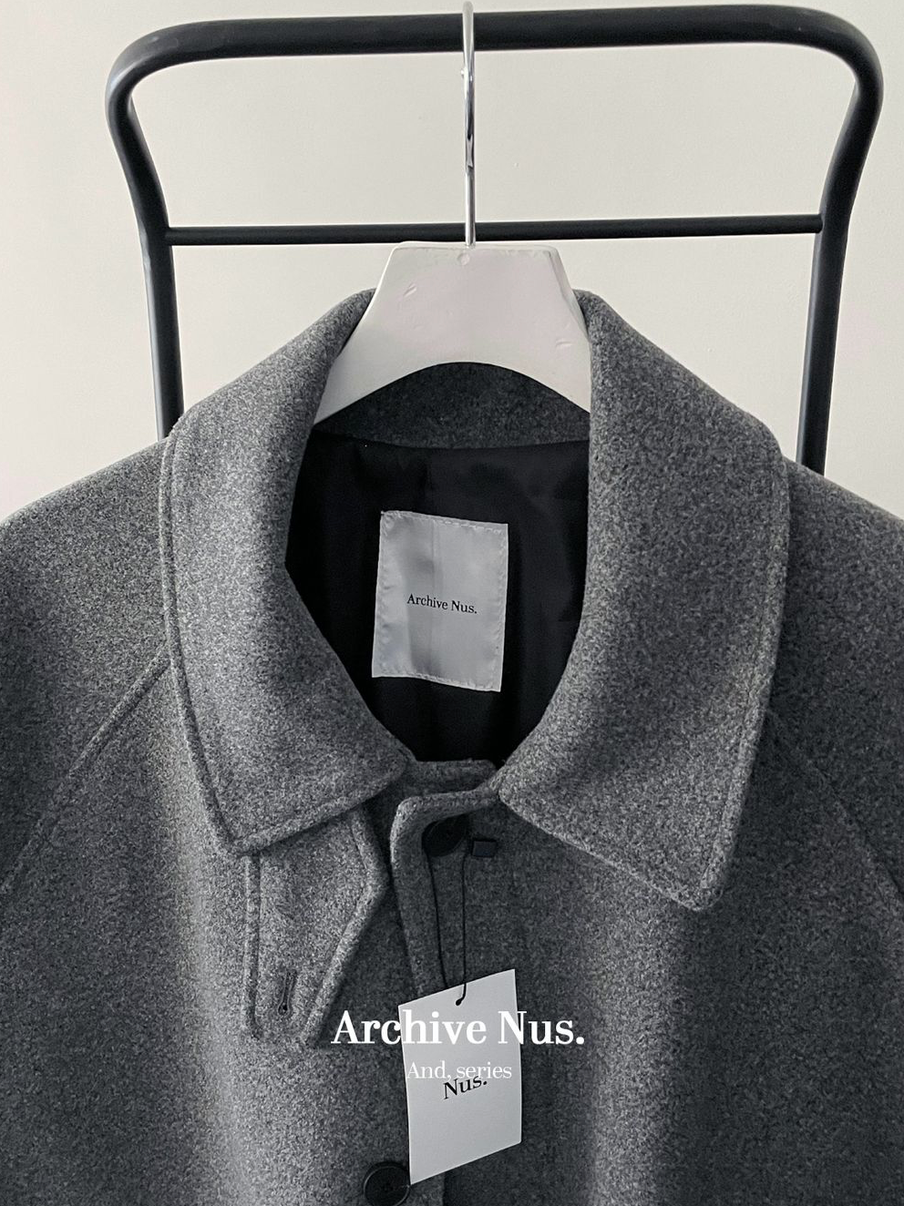 Nus. Archive S-Wool Coat [GREY]