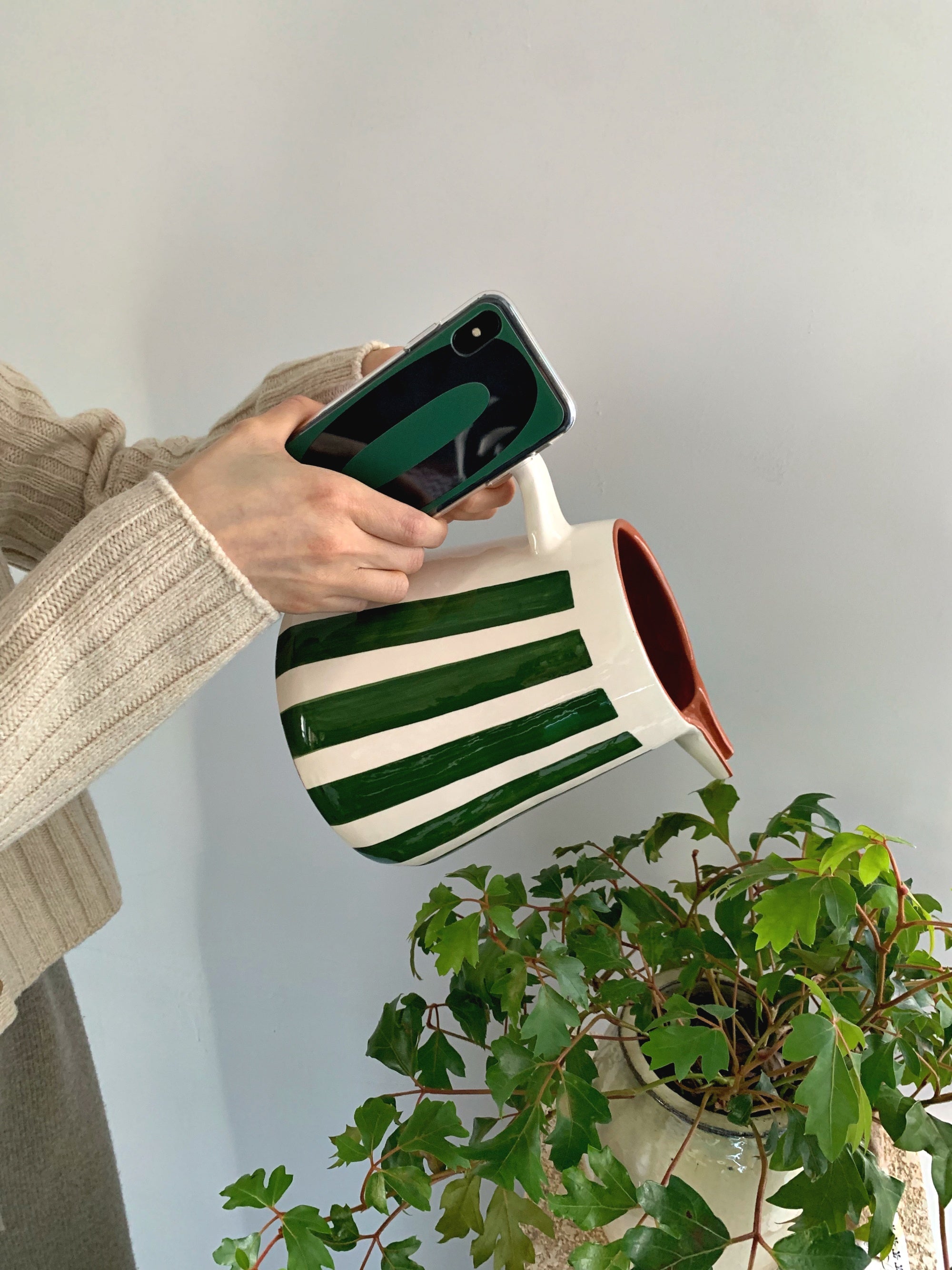  [unfold] Alphabet jelly case - O, green