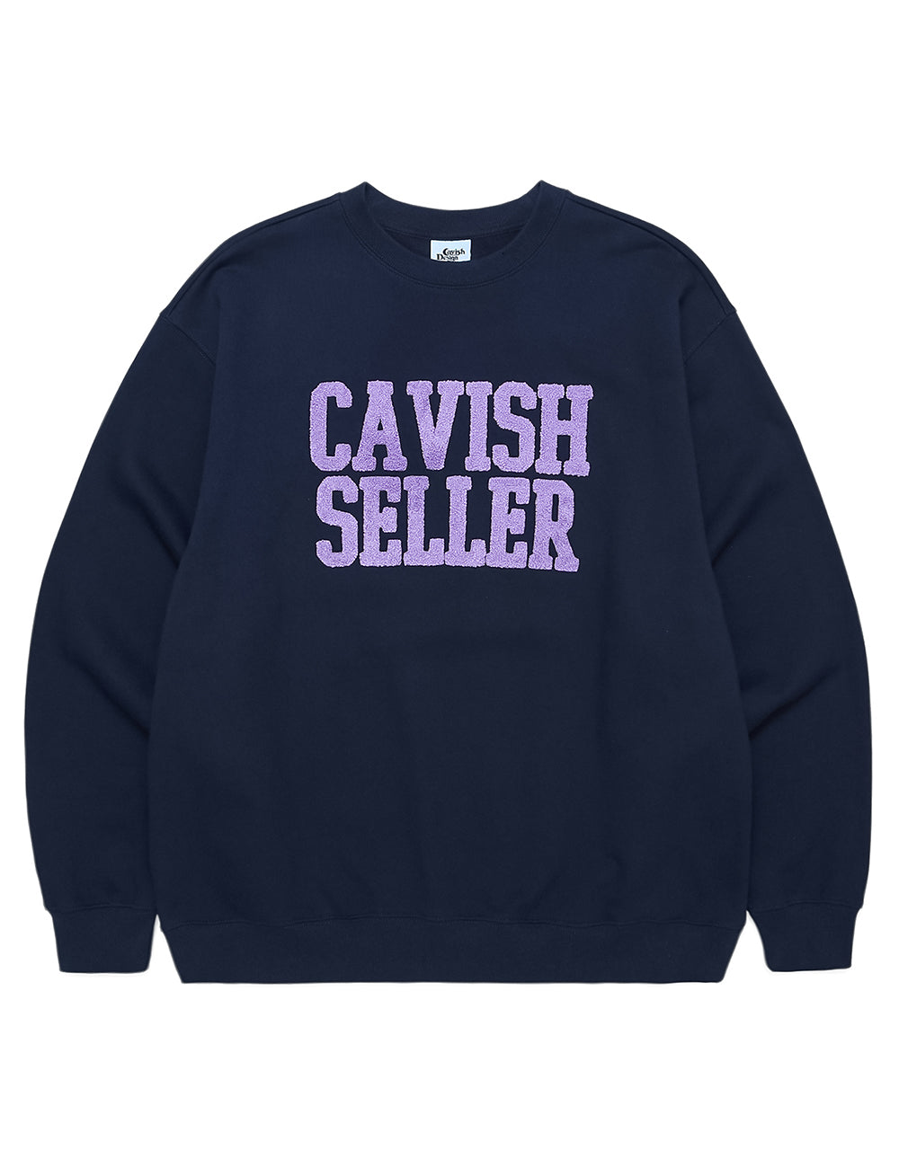 BOUCLE COLLEGE SWEATSHIRT NAVY(CV2CFUM469A)