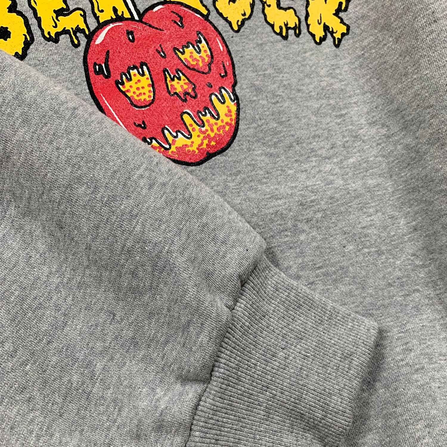 SKULL CHERRY SWEAT SHIRT GRAY