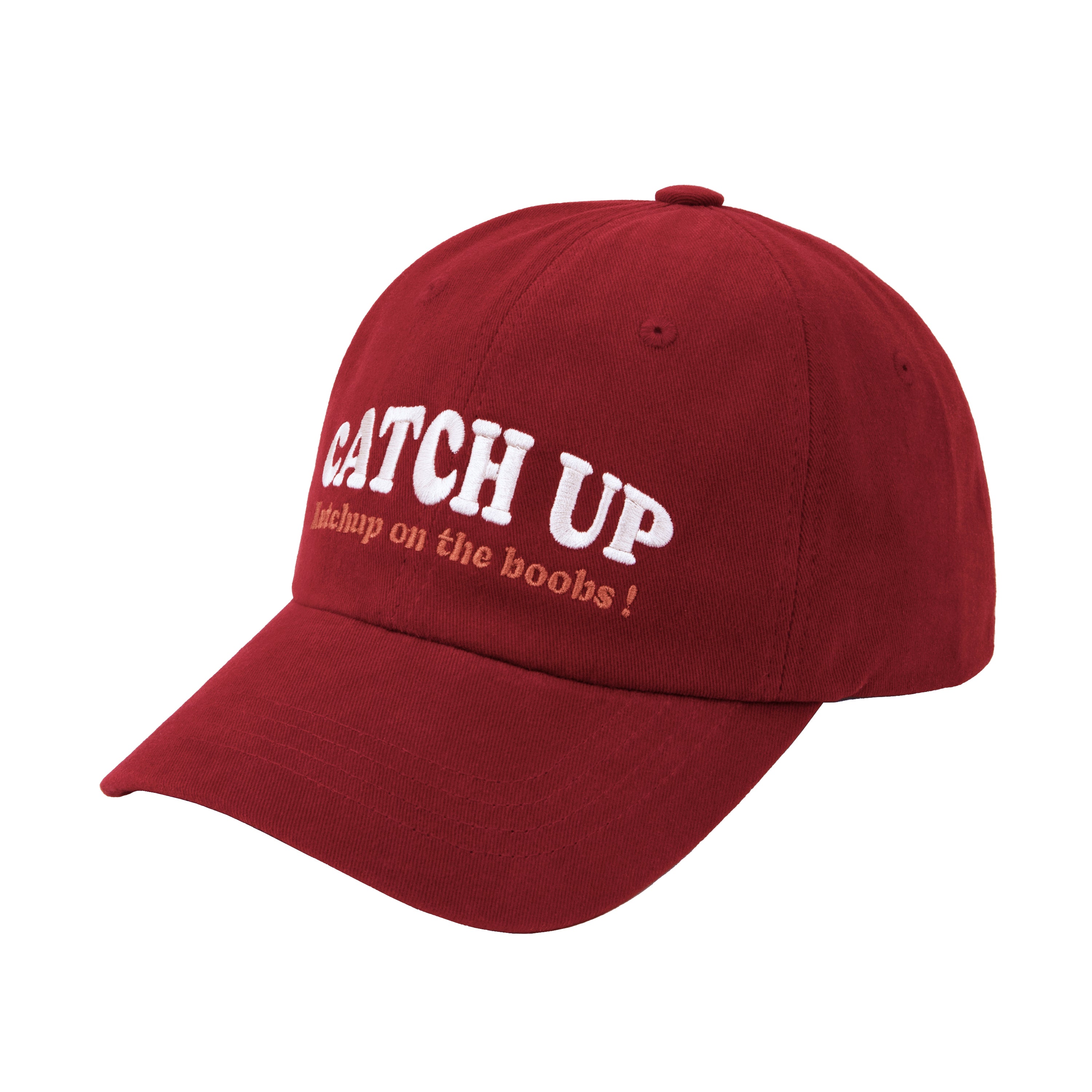 Catch-up ball cap - vintage red