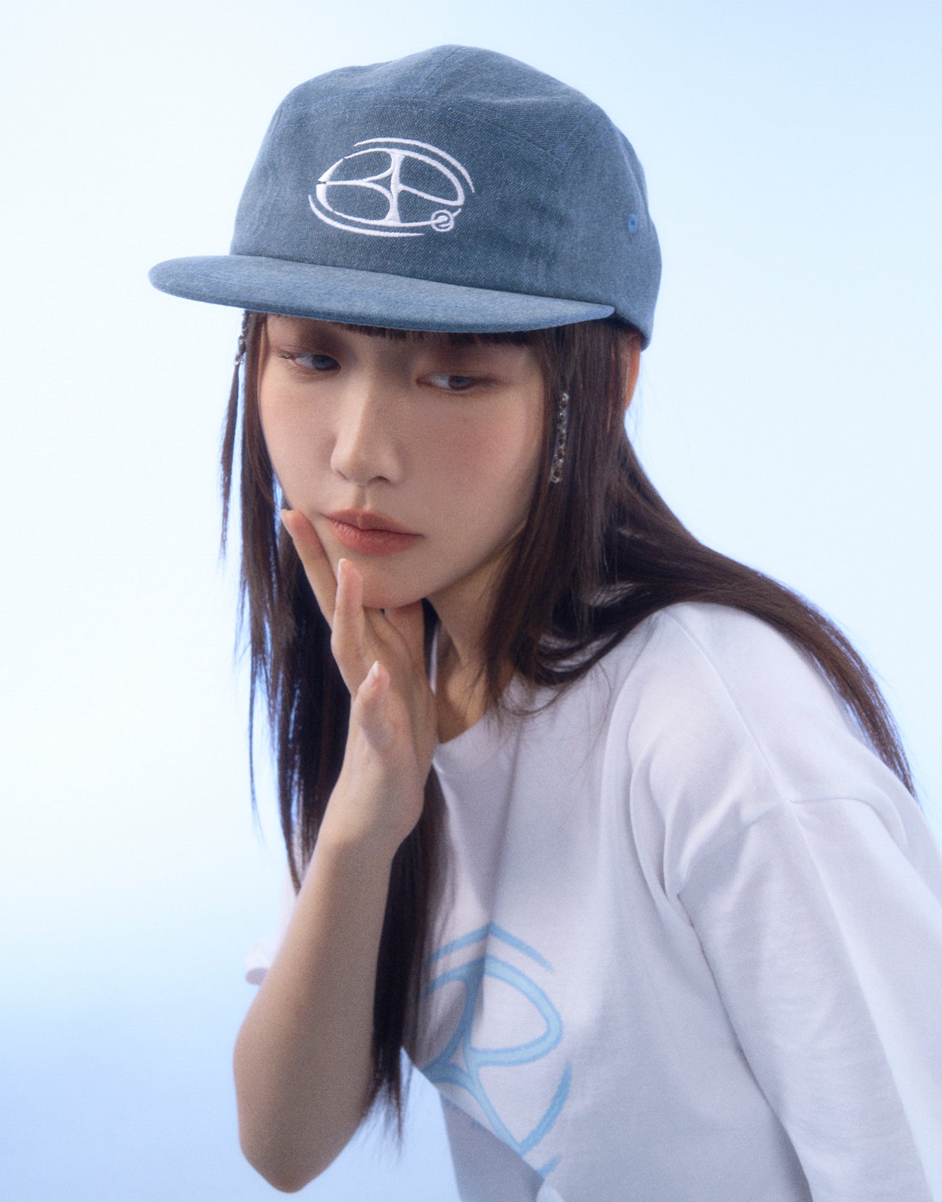 BIG LOGO CAMP CAP DENIM