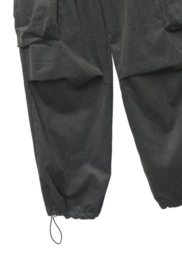 Golden Big Cargo Balloon Pants