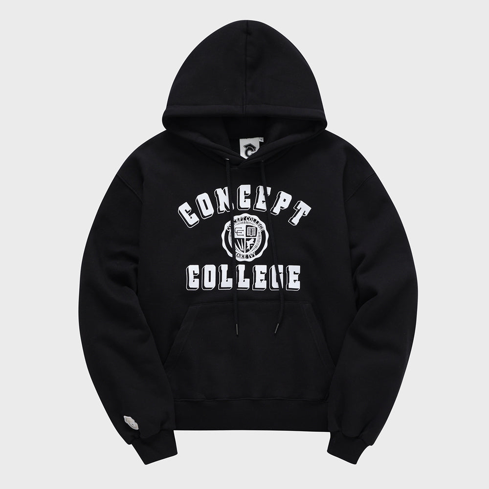 クラシックビッグロゴパーカ・ブラック［ユニセックス］/ Classic Big Logo Unisex Black Hoodie