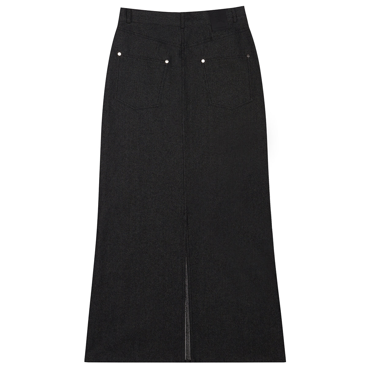 CH BUTTON SKIRT (BLACK)