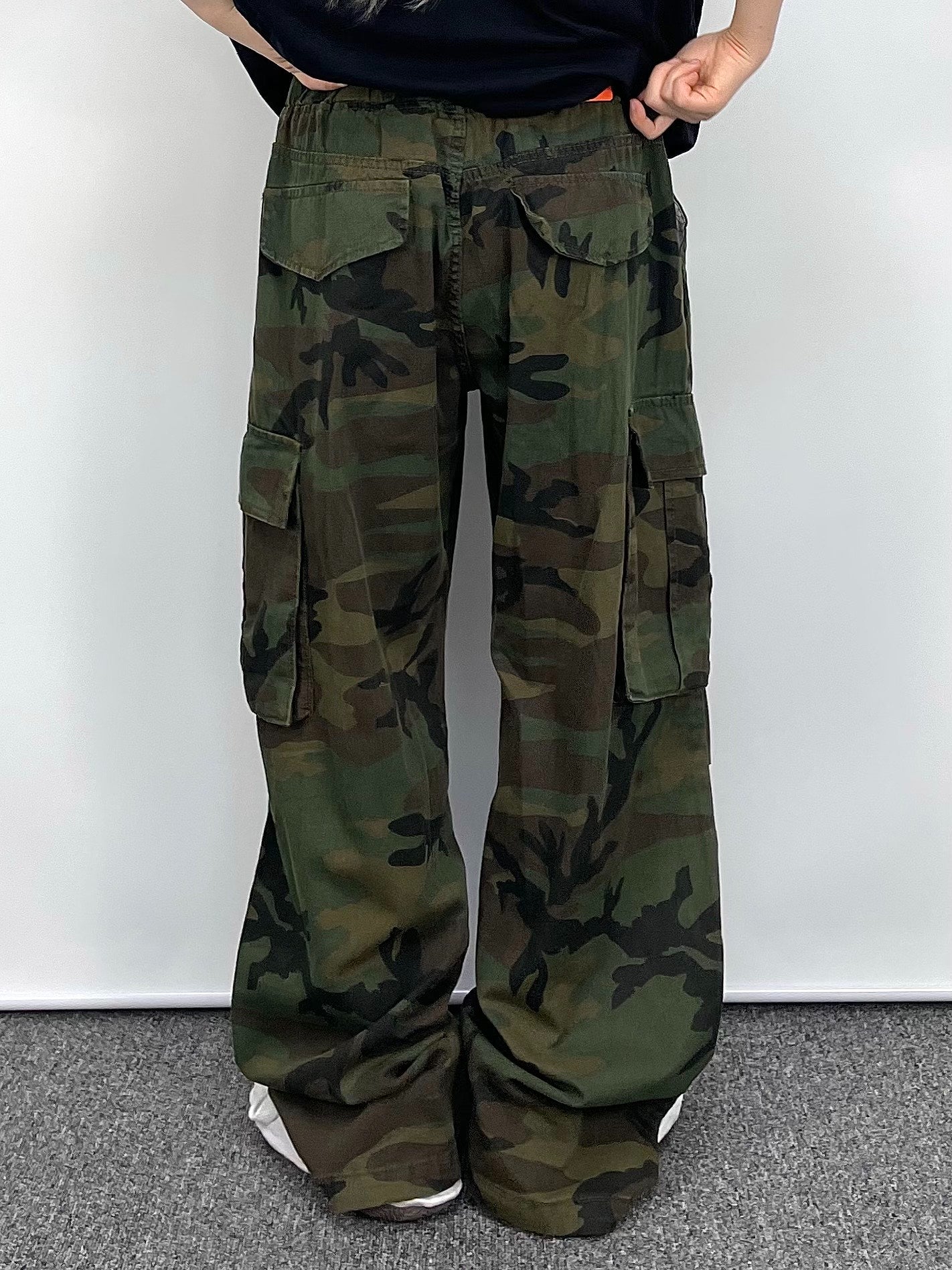 Military wide cotton PT