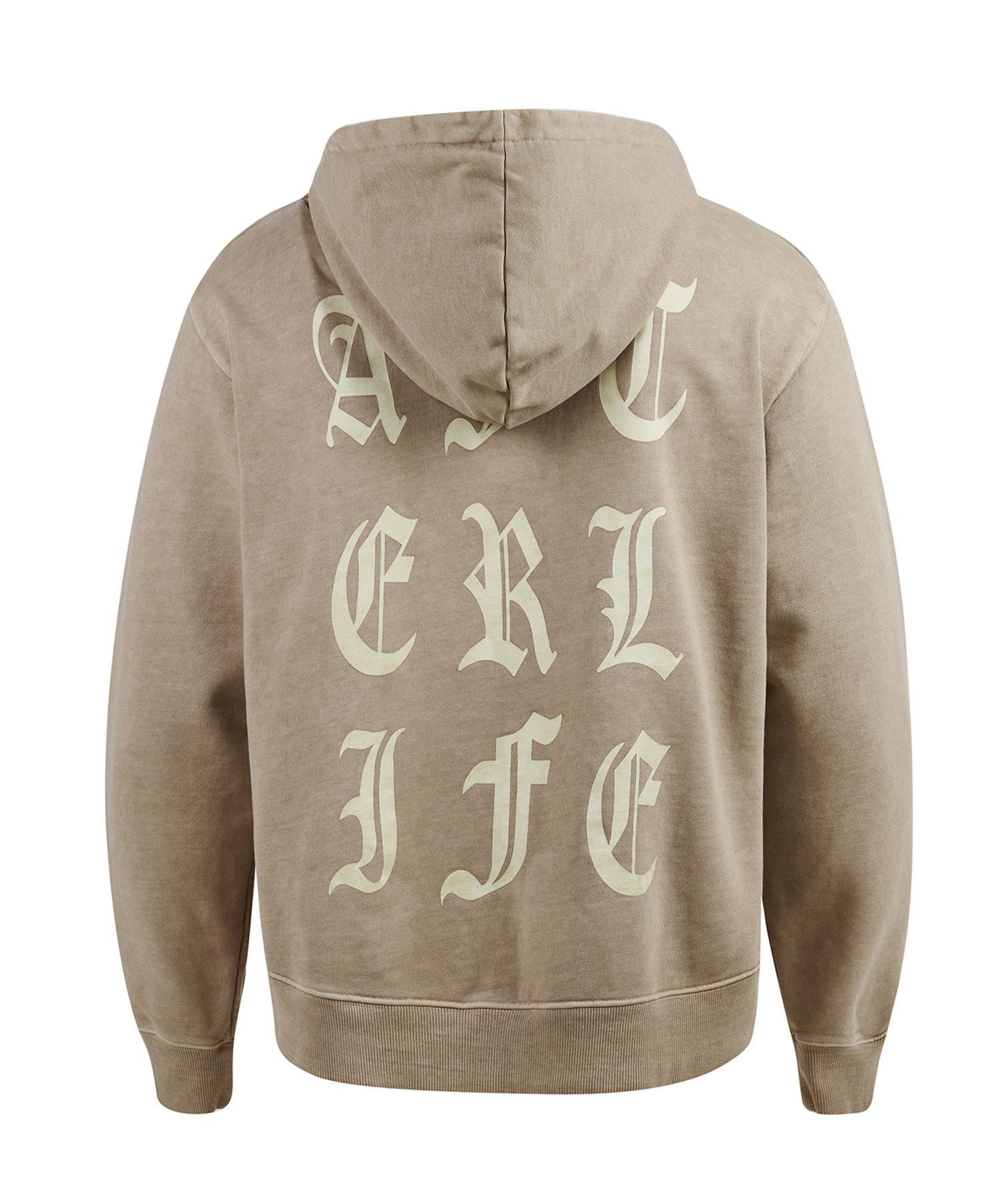 GOTTER GOTHIC LOGO WASHING HOODIE_BE