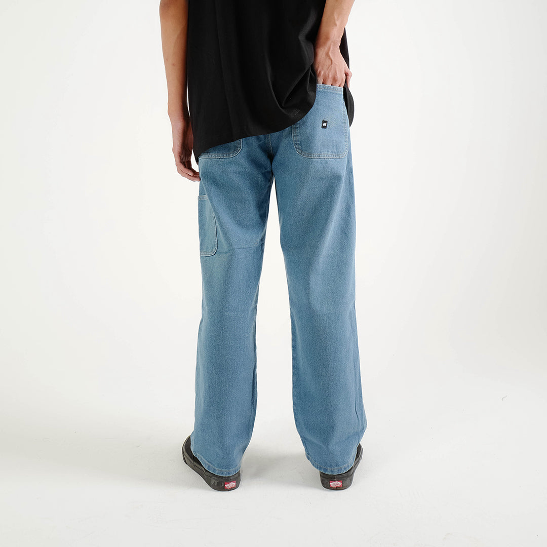 EVIL DENIM PANTS - ROADWAY A23 VINTAGE BLUE