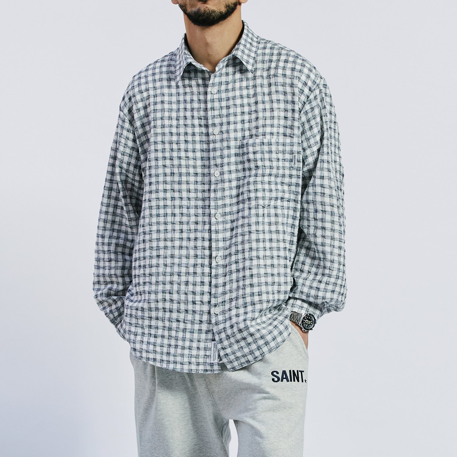 SP GINGHAM CHECK OVER SHIRTS