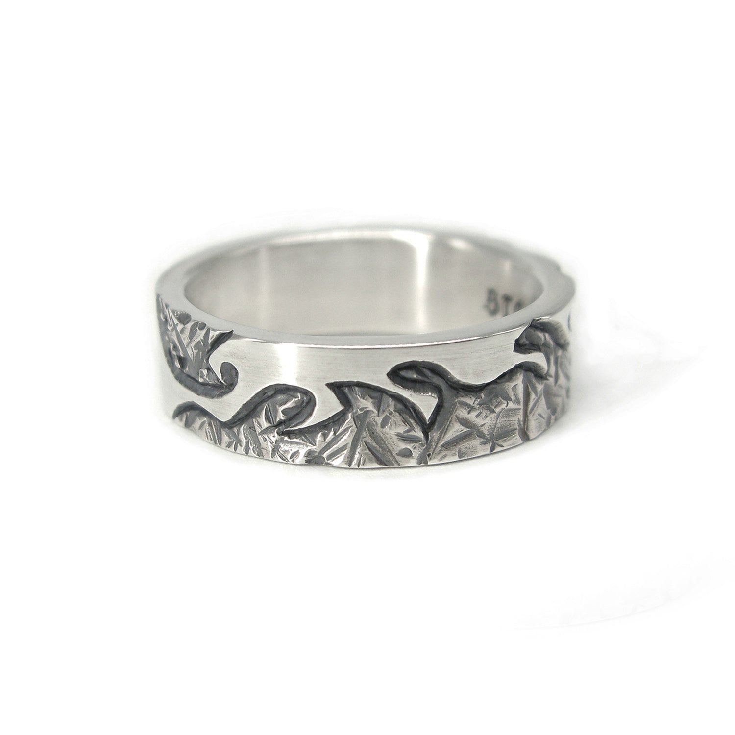 Rough6-S silver ring