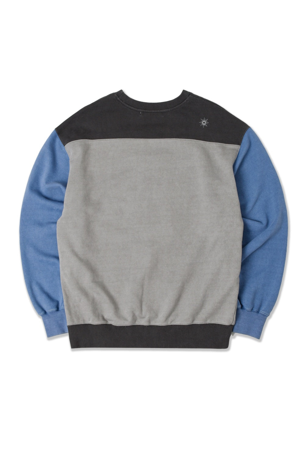 COLOR BLOCK SWEAT SHIRT (blue mix)