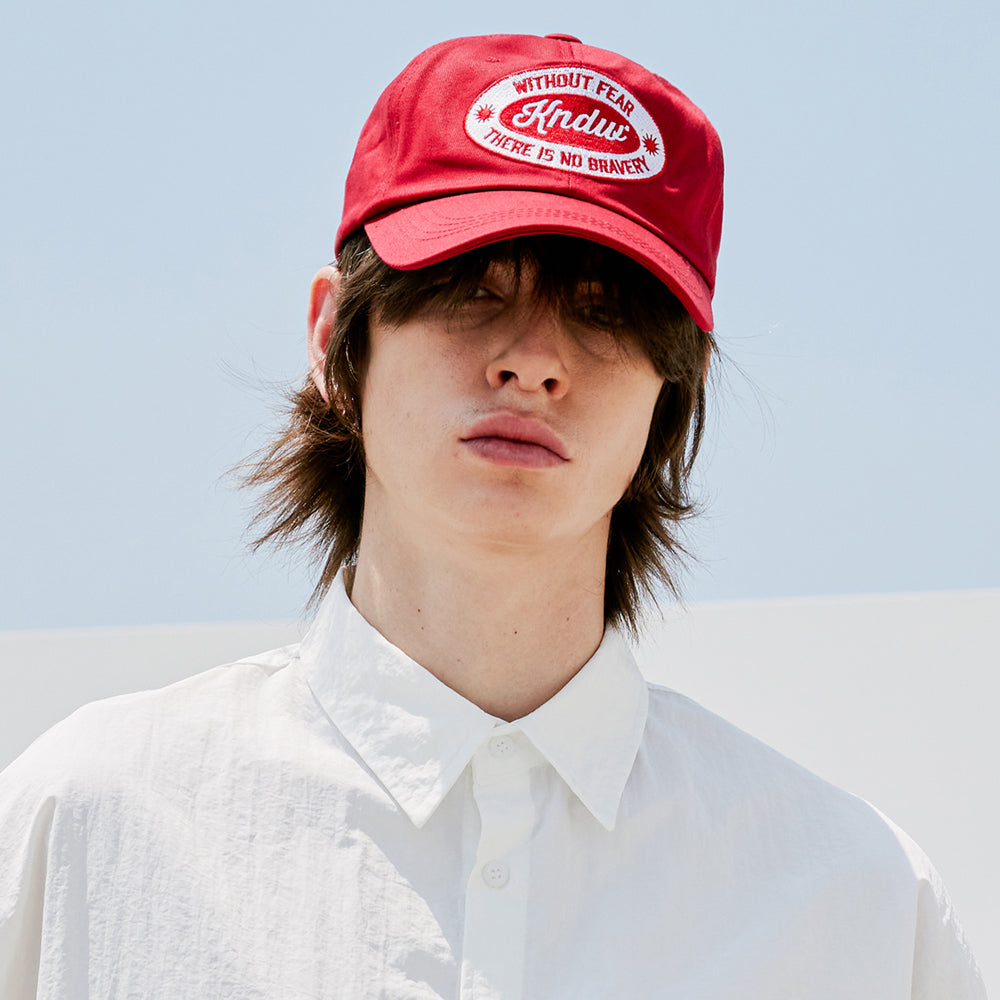 KNDW LOGO WAPPEN CAP RED