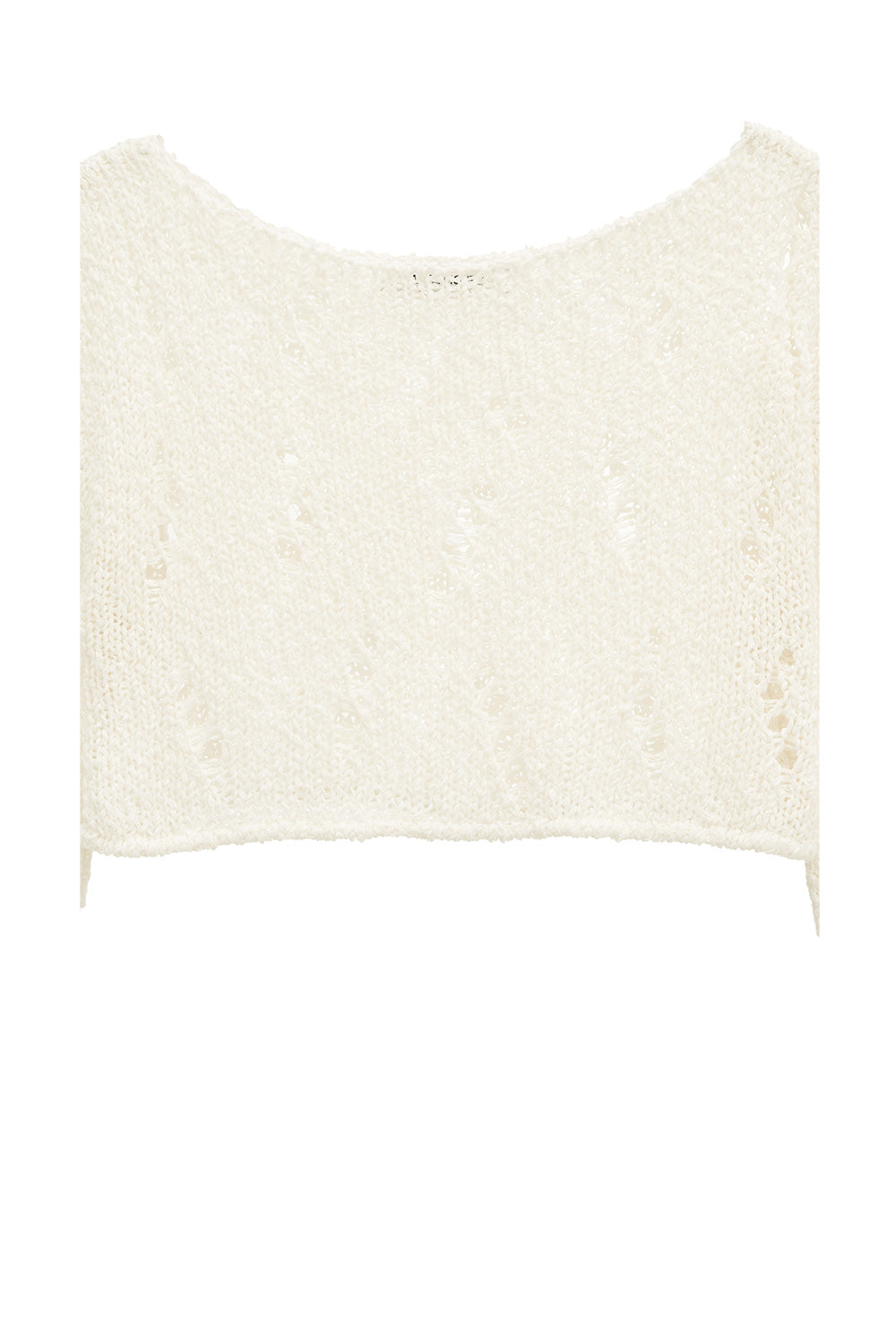 NETTING CROPPED SWEATER (IVORY)