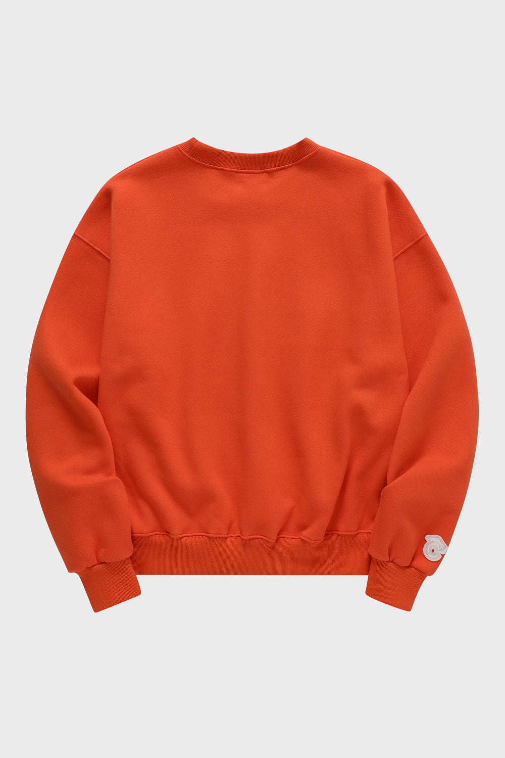 ベーシックラインロゴスウェットシャツ・オレンジ［ユニセックス］/ Basic Line Logo Unisex Orange Sweat Shirt