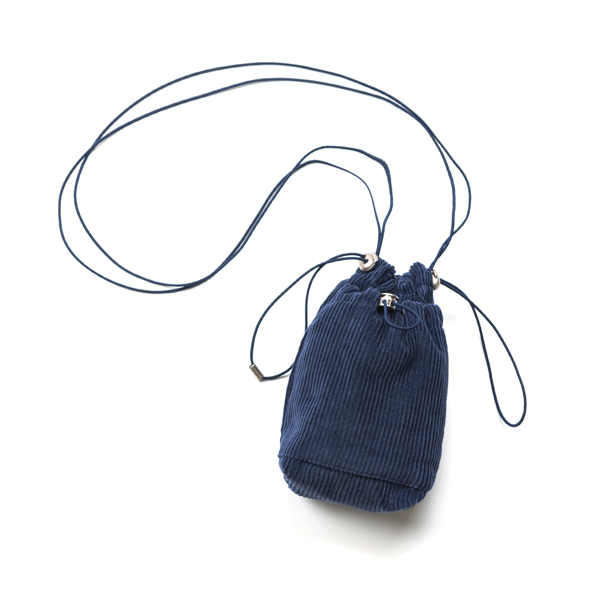 CORDUROY MINI CROSS BAG(BLUE NAVY)