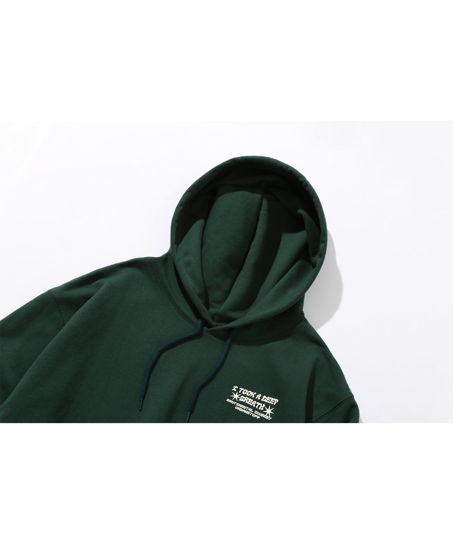 One Script Hoodie (Deep Green)