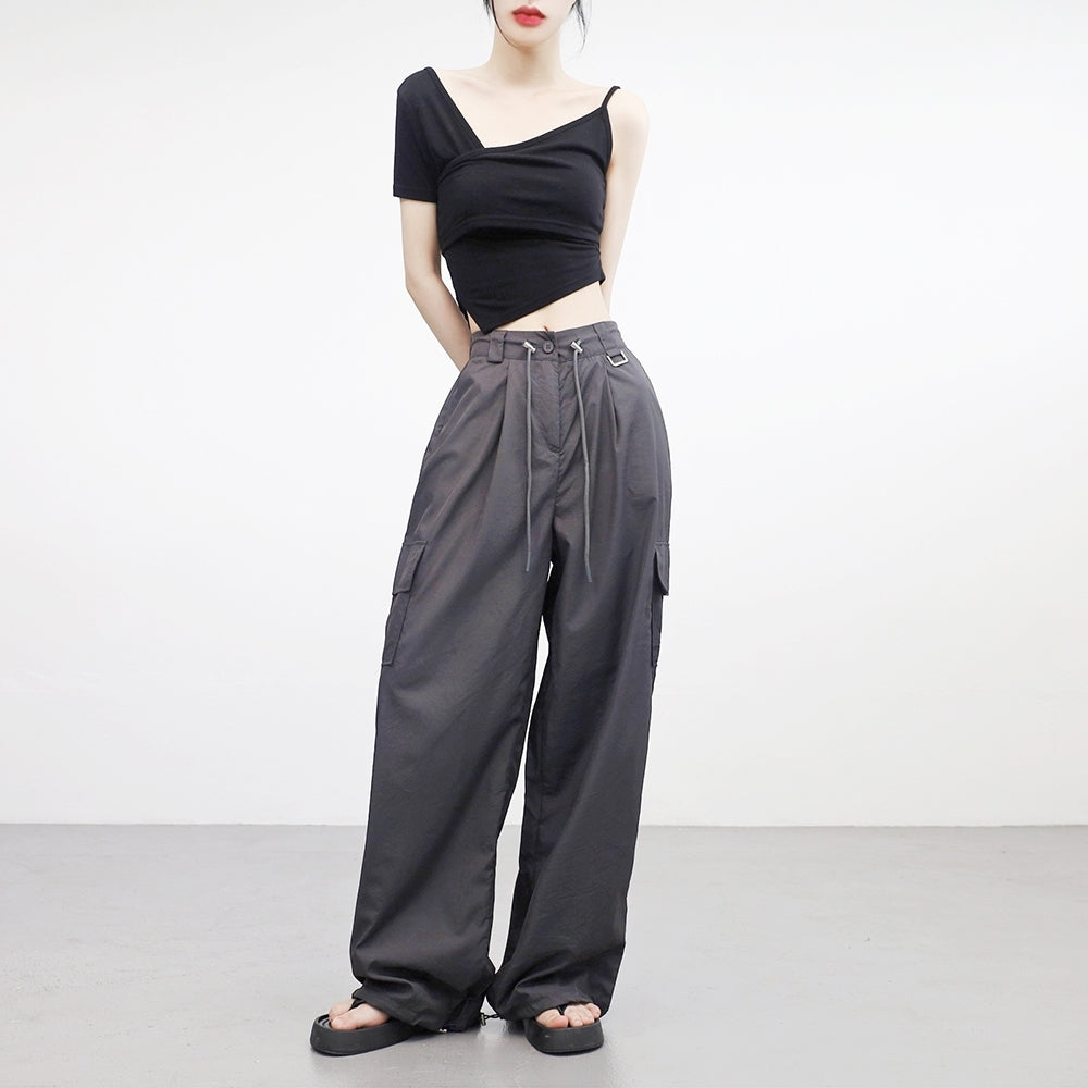 Tony An Cargo Wide Pants