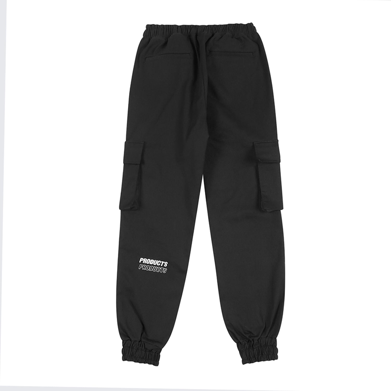 Premium Cotton Span Jogger Pants (BLACK)