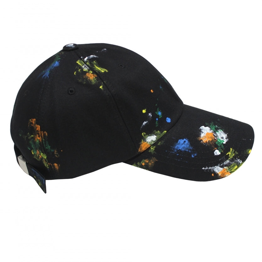 painting overfit cap (black)