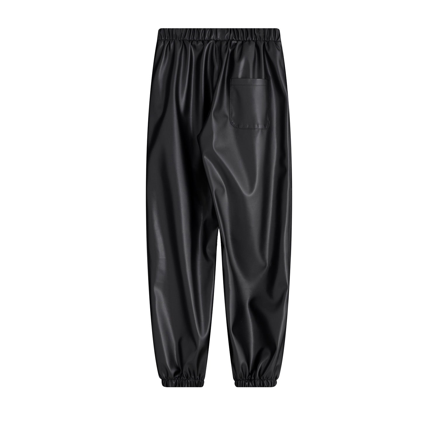 Eco Leather Jogger Pants Women