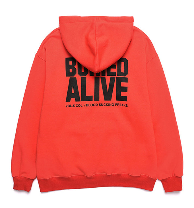 BA CLASSIC LOGO HOOD ORANGE