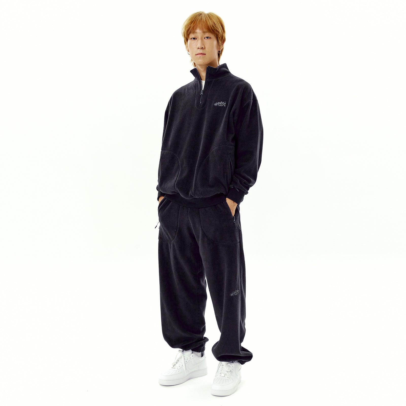 FLEECE PANTS (NAVY)