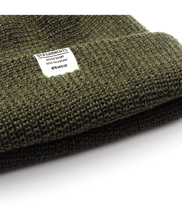 MH Short Label Beanie (Khaki)