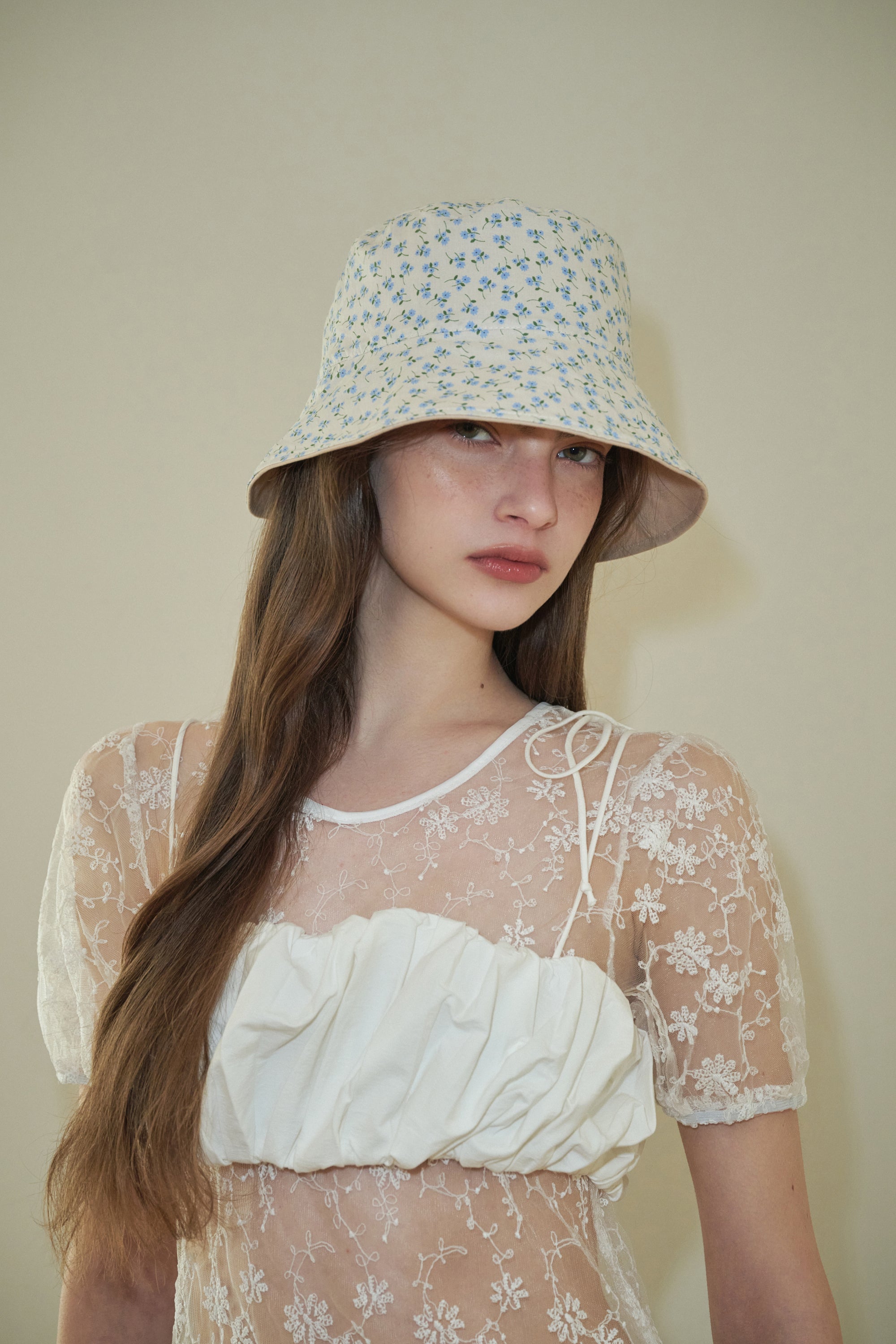 PERCY bucket hat_beige