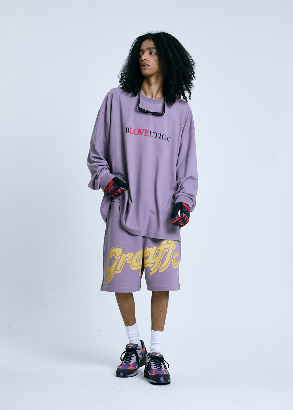 RLOVEUTION LONG SLEEVE T-SHIRT_PURPLE