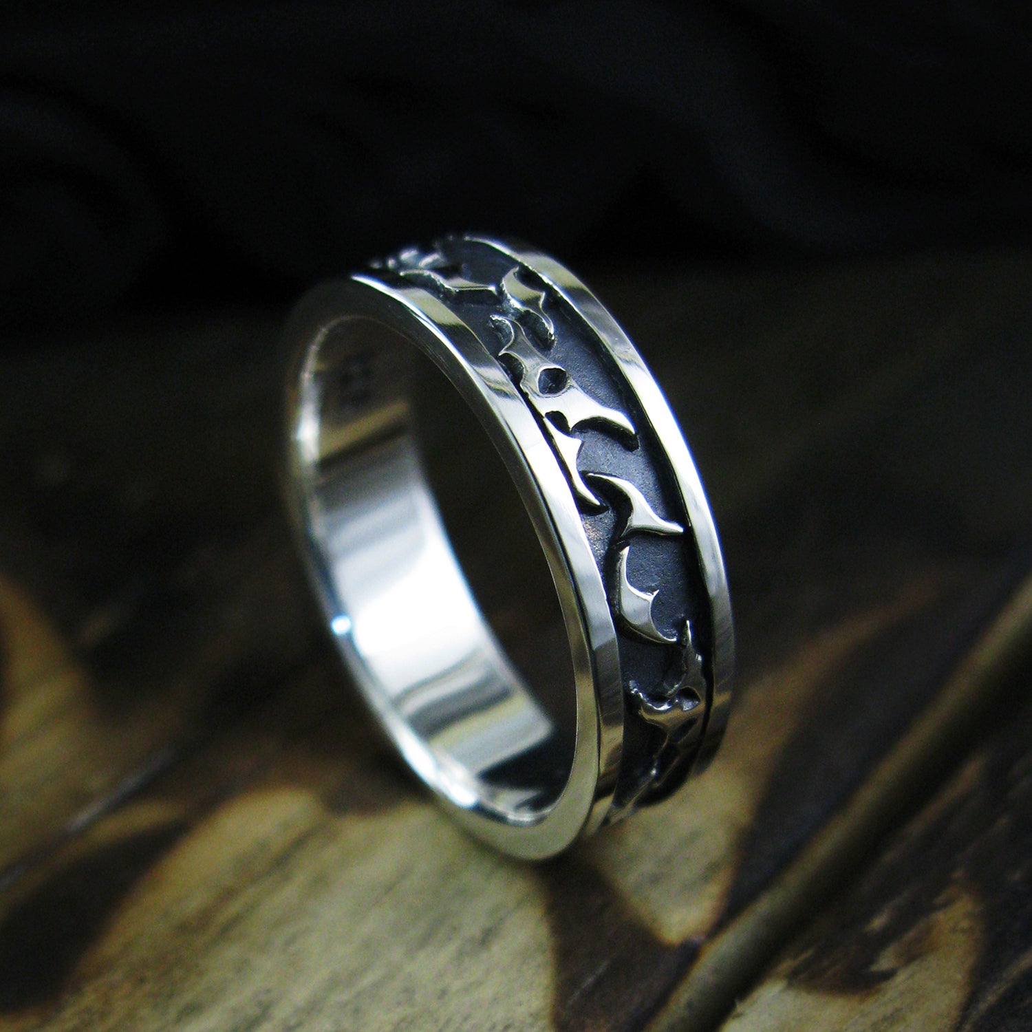 Lunar-L1 silver ring