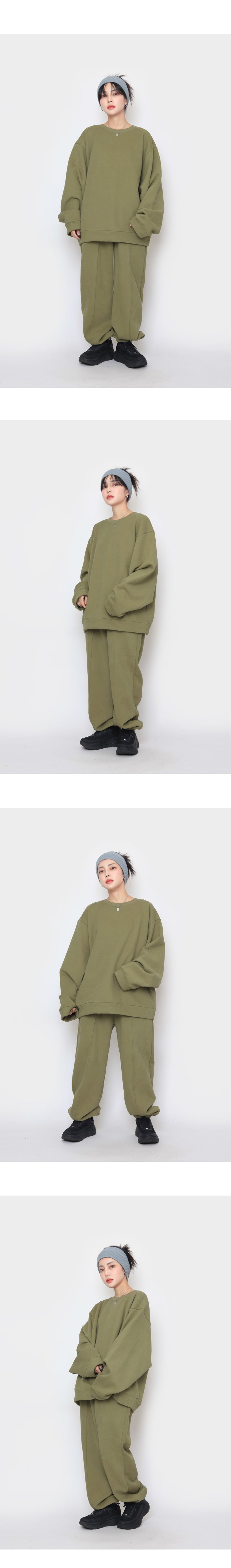 wool pitch jogger pants