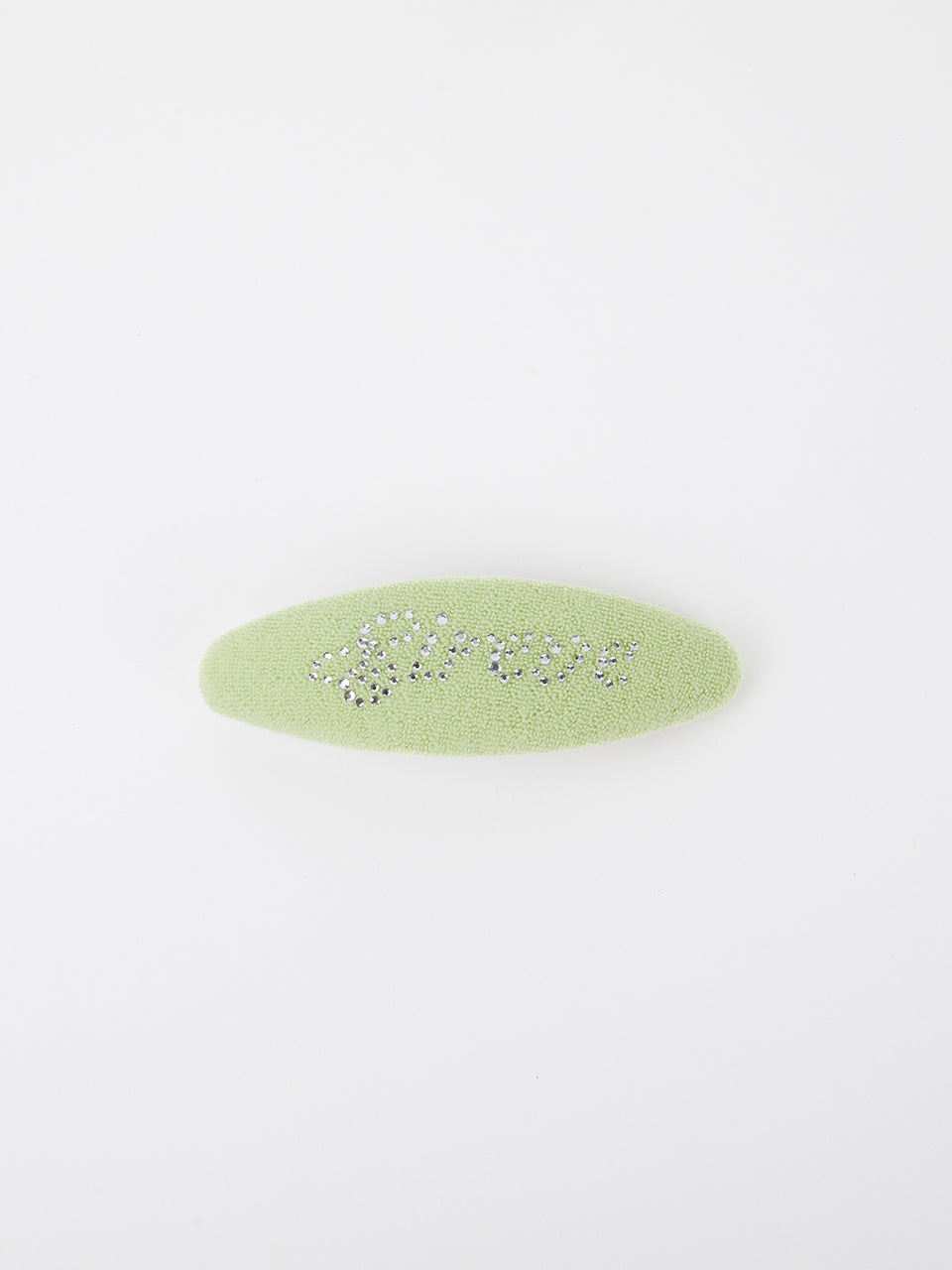 LETTERING TERRY HAIR CLIP_LIME