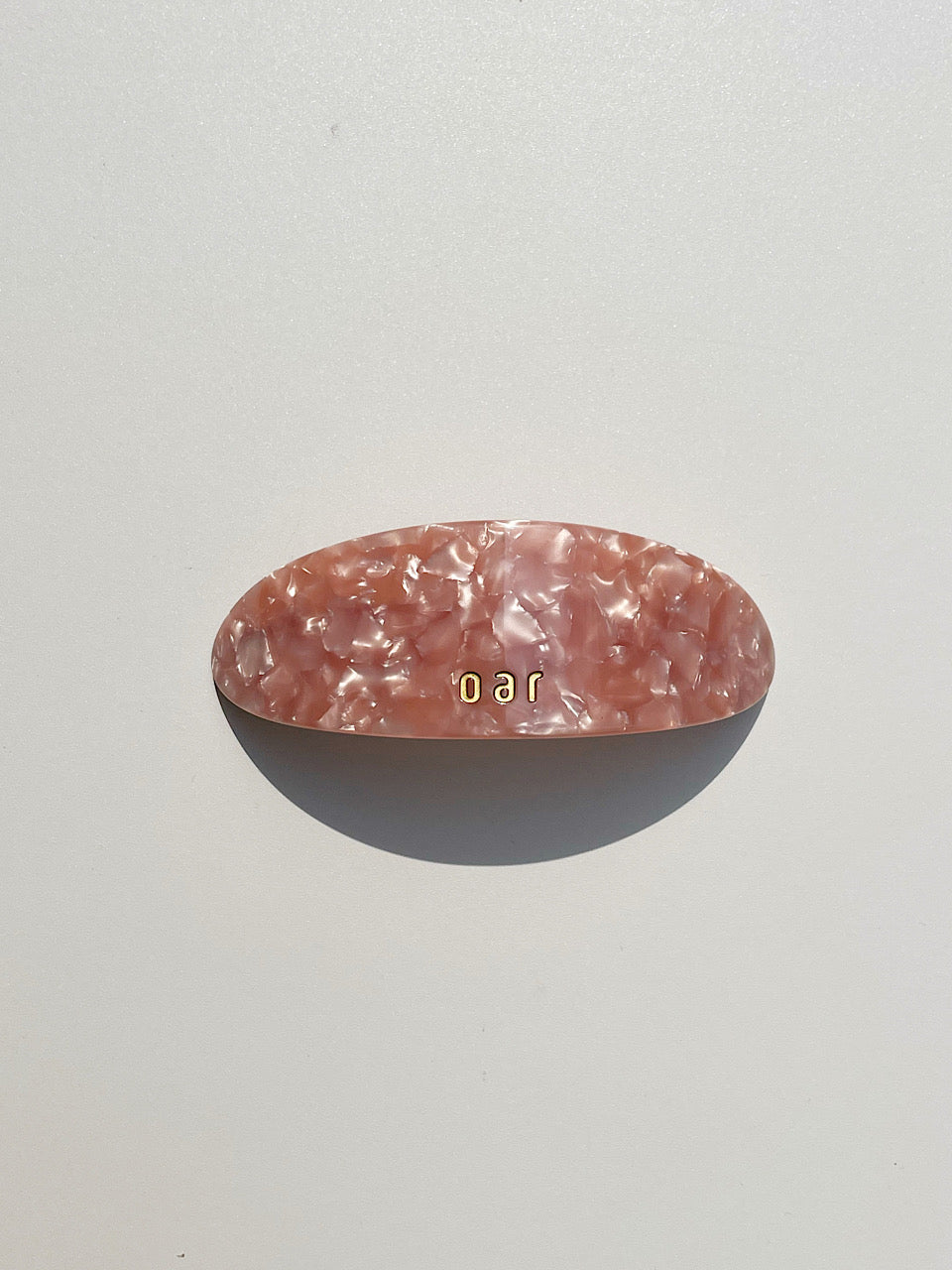 oar Classic Big Marble Barrette [Pink]