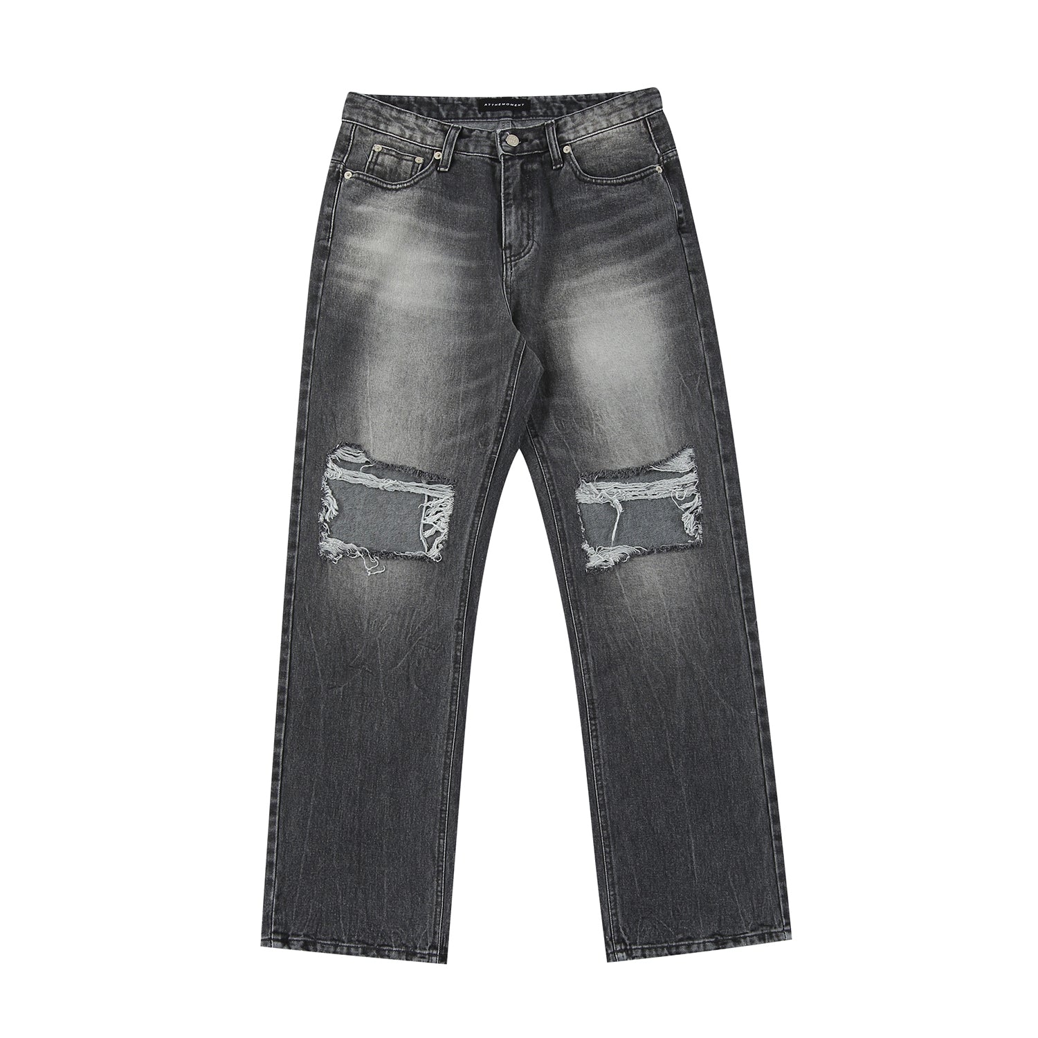 Scottie Crack Wide Denim (SMOKY GRAY)