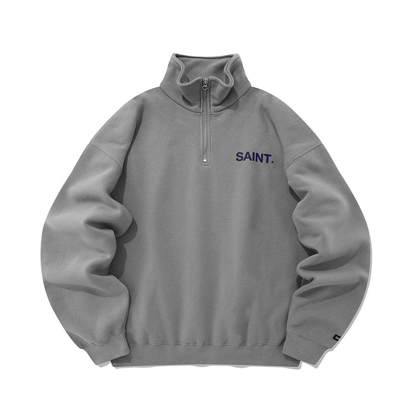 SP G.SAINT HALF ZIP-GRAY