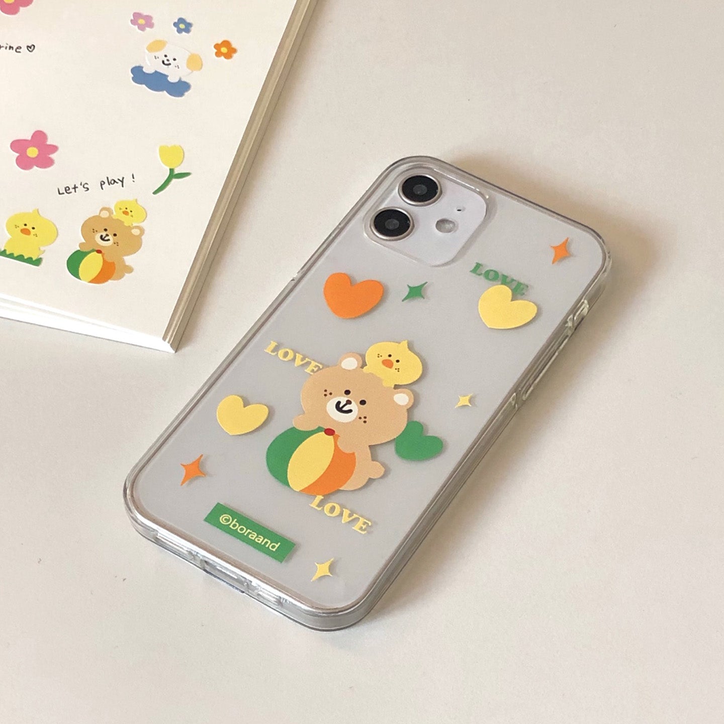 Lovely bear iphone case