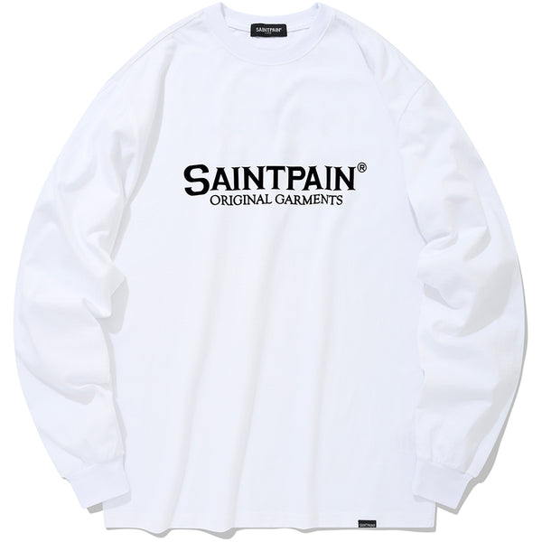 SP ORIGINAL LOGO LONG SLEEVE-WHITE