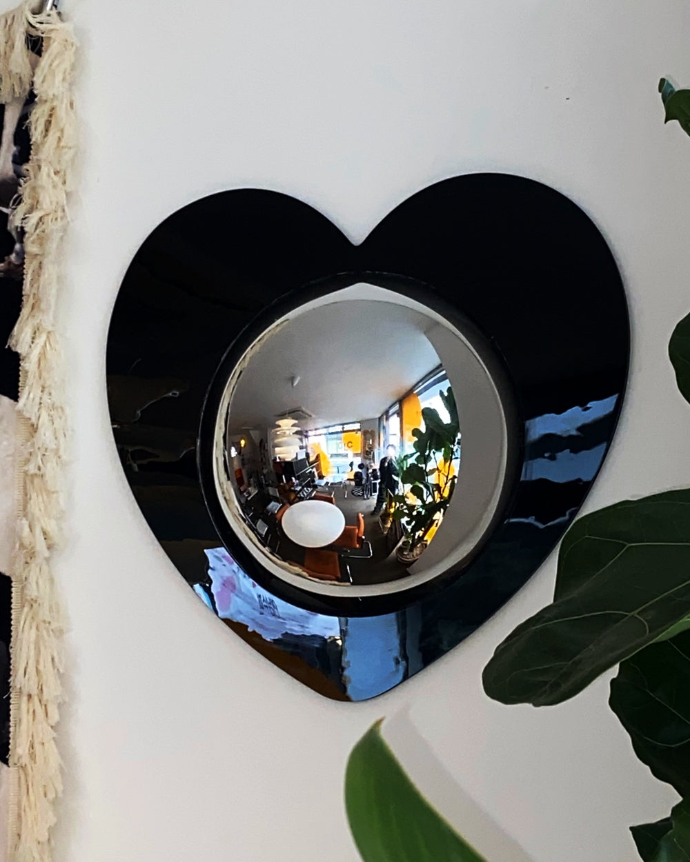 Heart Acrylic Convex Mirror