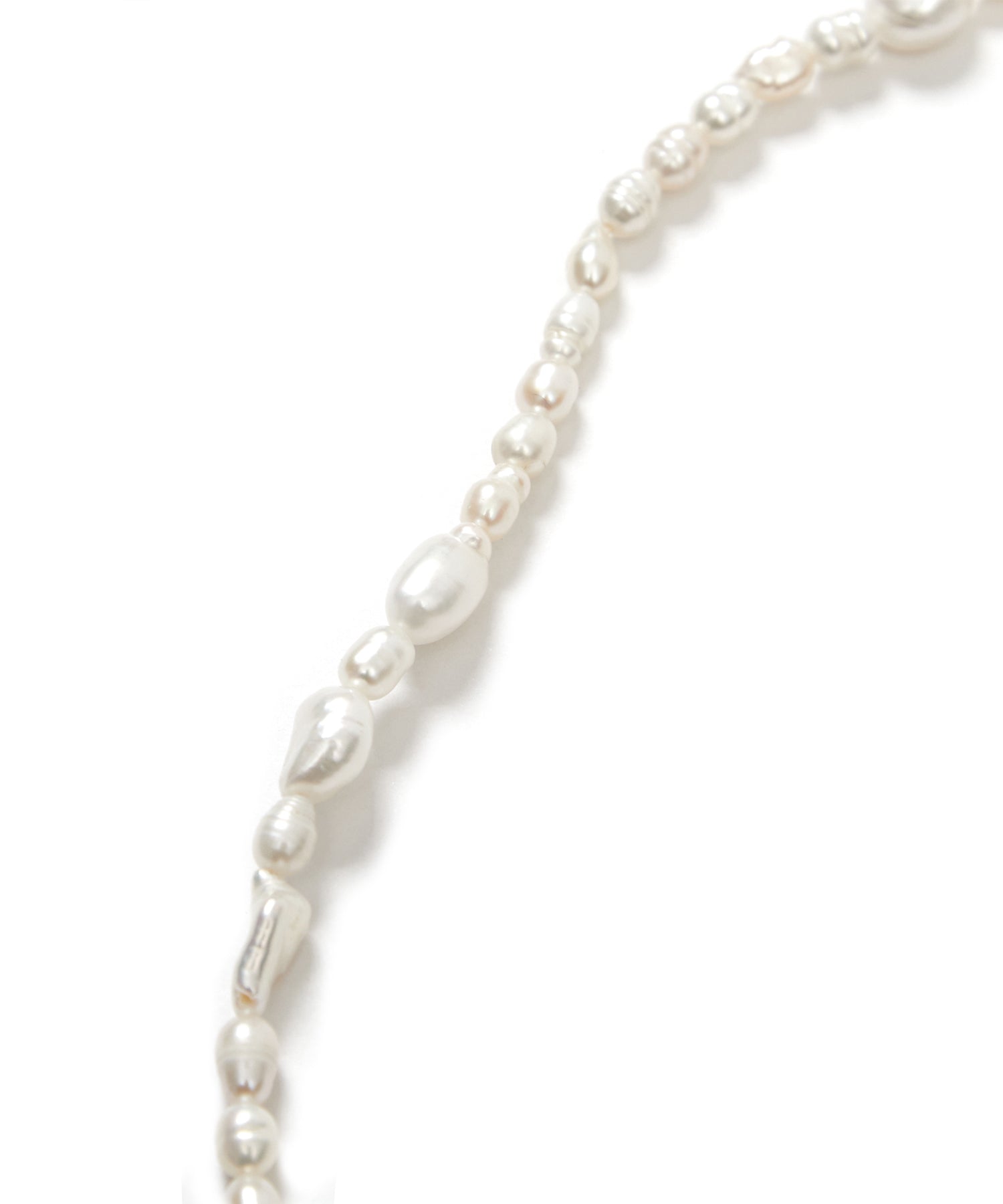 raw vintage pearl necklace