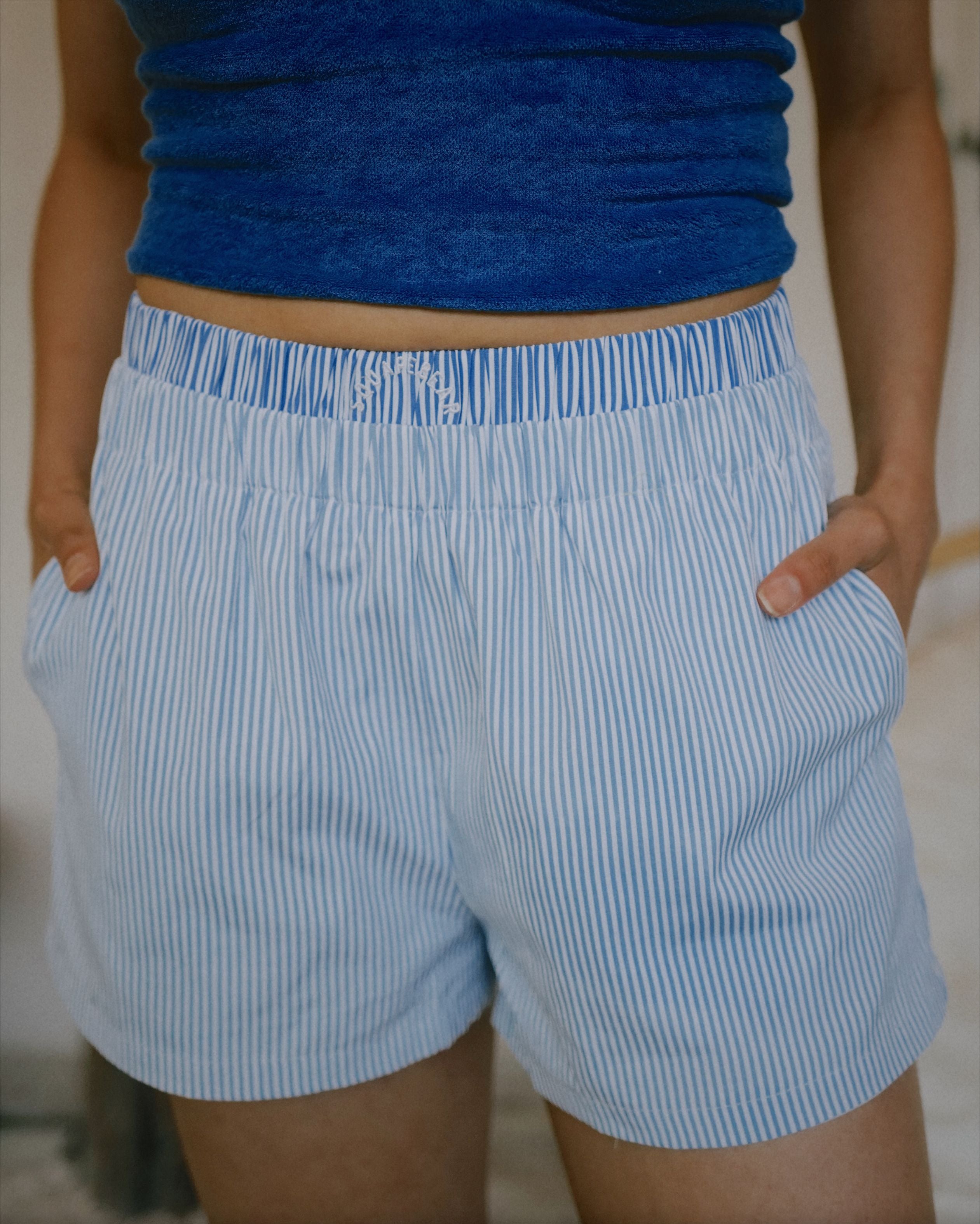 Ocean Shores Striped Shorts