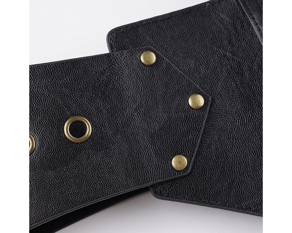 leather pocket belt bag (2 color)