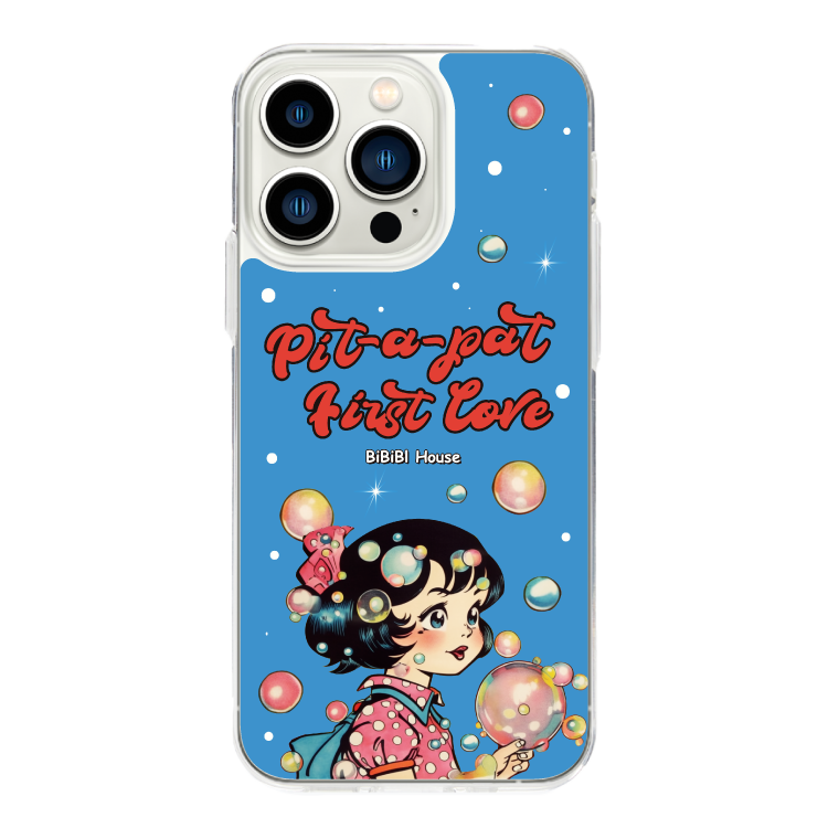 [transparent jelly hard] Pit-a-Pat First Love Phone Case