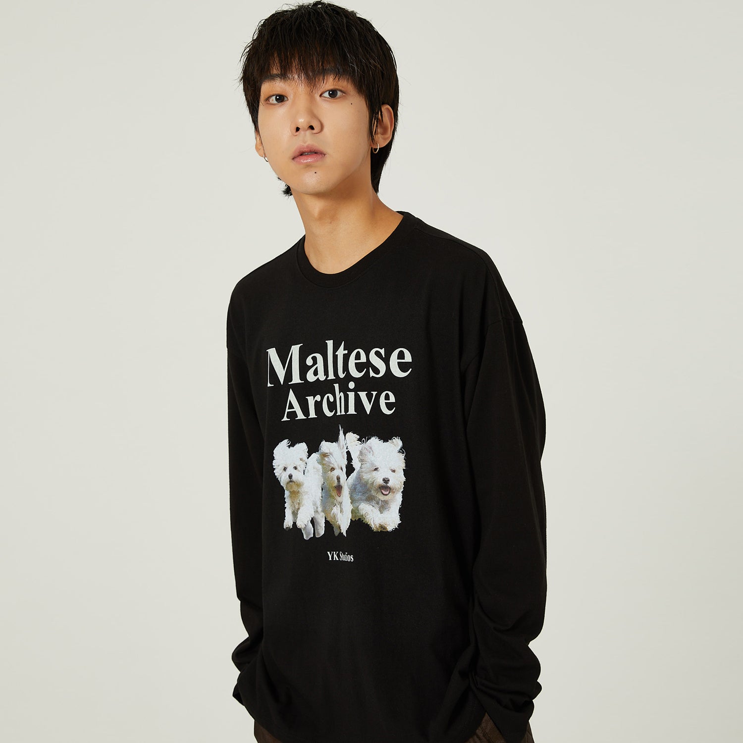 Maltese archive long sleeve tshirt