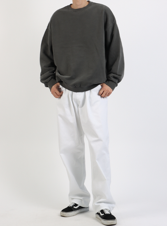 Rocco Pigment Oversized Fit Sweatshirt_3color