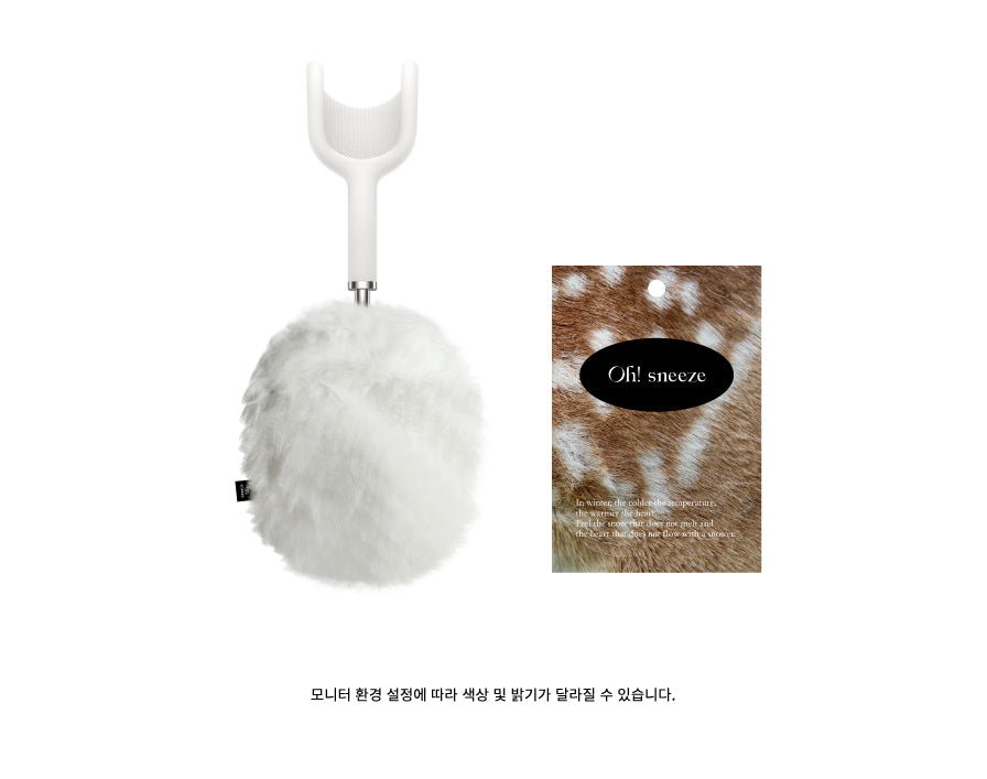 fluffy fur case_ white