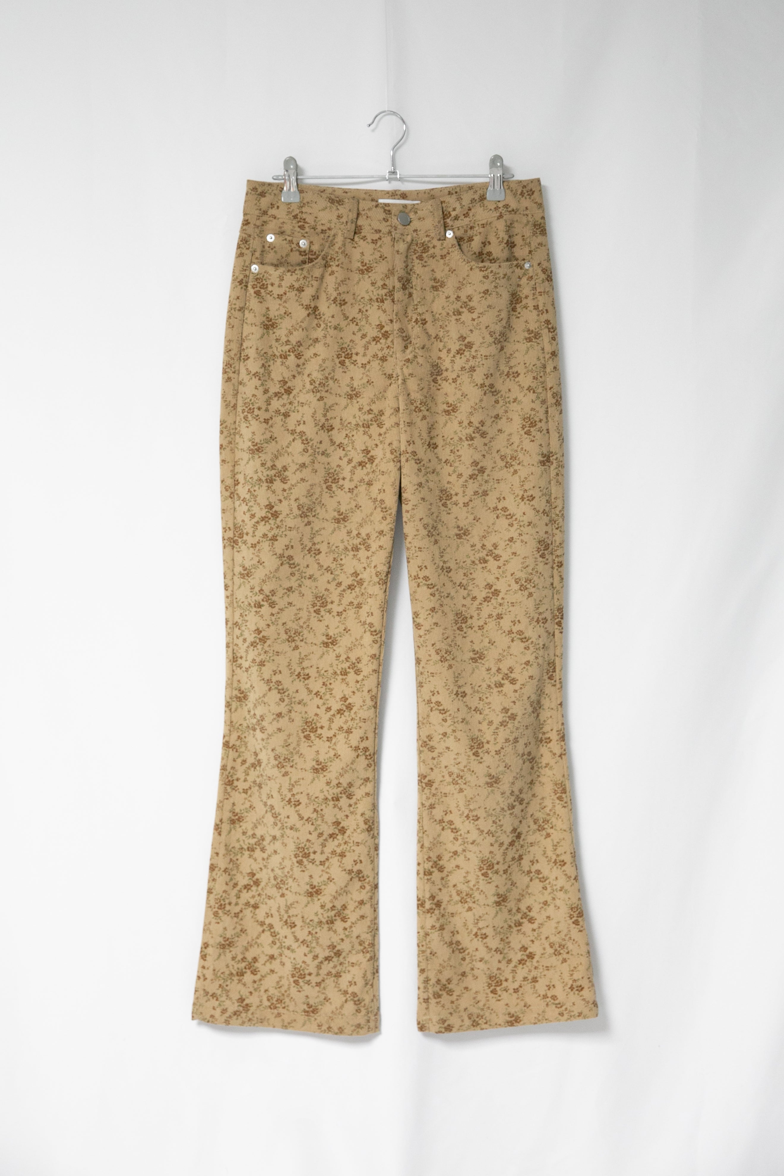 flower pattern loose pants(S-M)